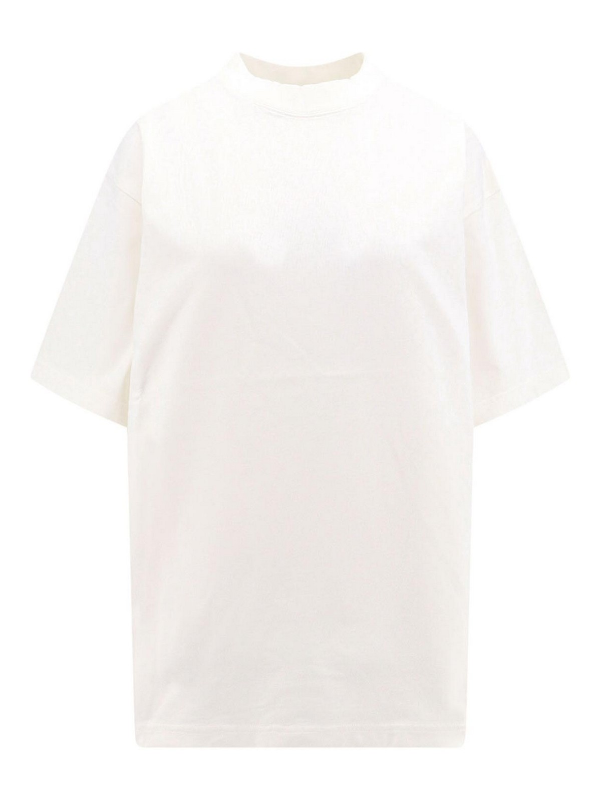 Shop Balenciaga Hand-drawn Cotton T-shirt In White