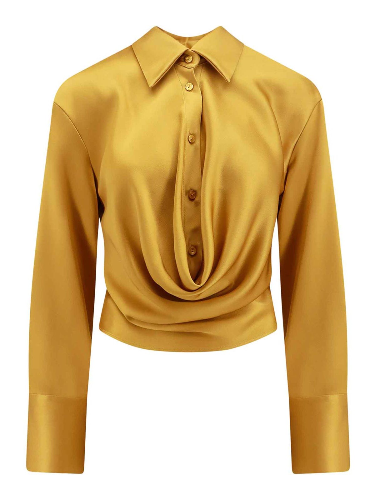 Shop Blumarine Camisa - Dorado