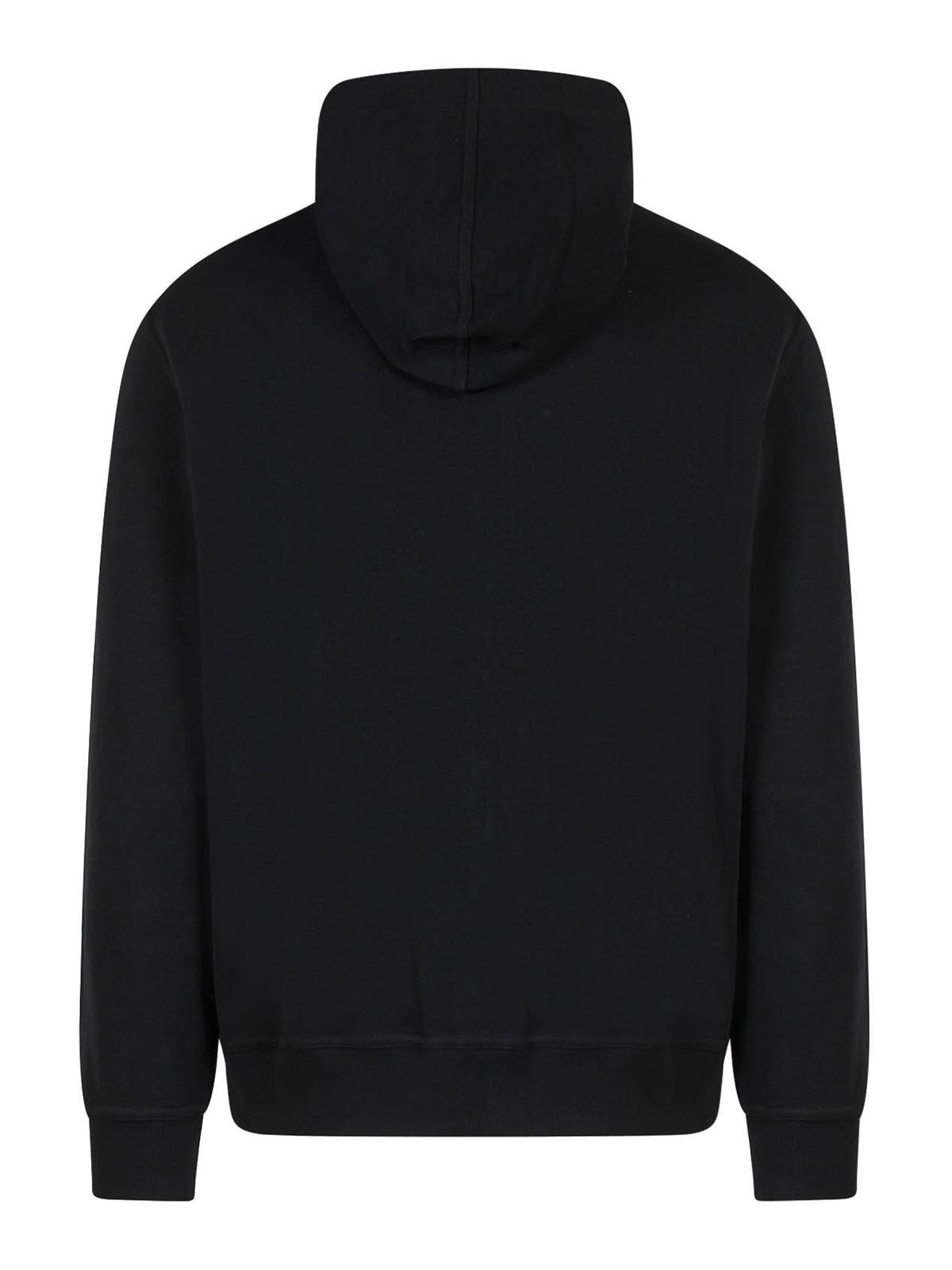 Shop Brunello Cucinelli Cotton Sweatshirt With Hood In Black