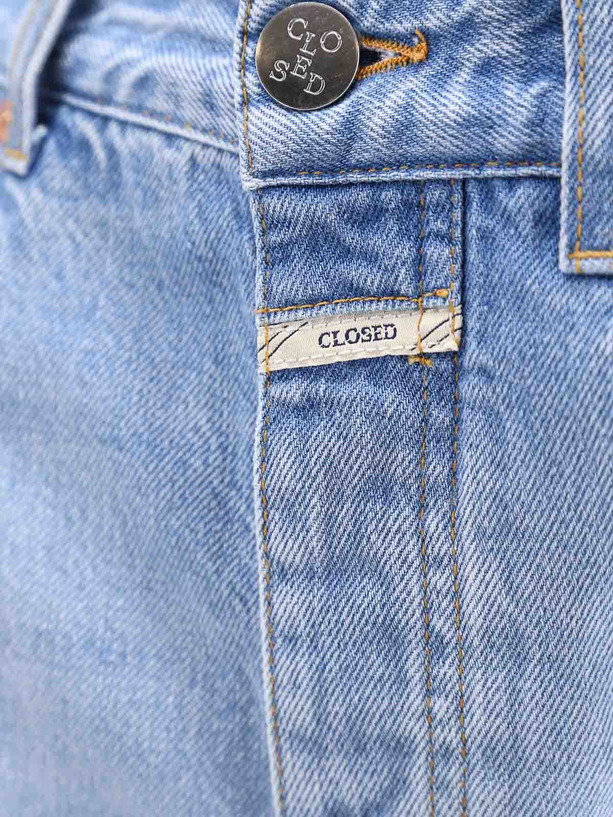 Shop Closed Jeans With Iconic Logo Tag   A Better Blue In Azul