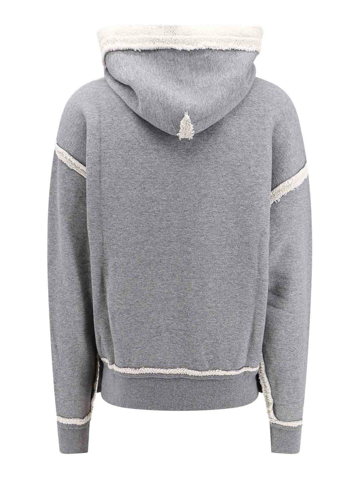 Shop Dolce & Gabbana Cotton And Cashmere Sweatshirt In Grey