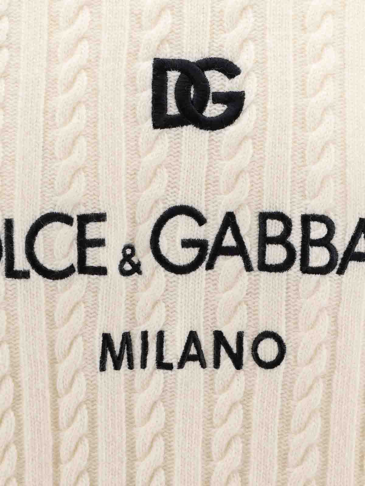 Shop Dolce & Gabbana Suéter Cuello Redondo - Blanco In White