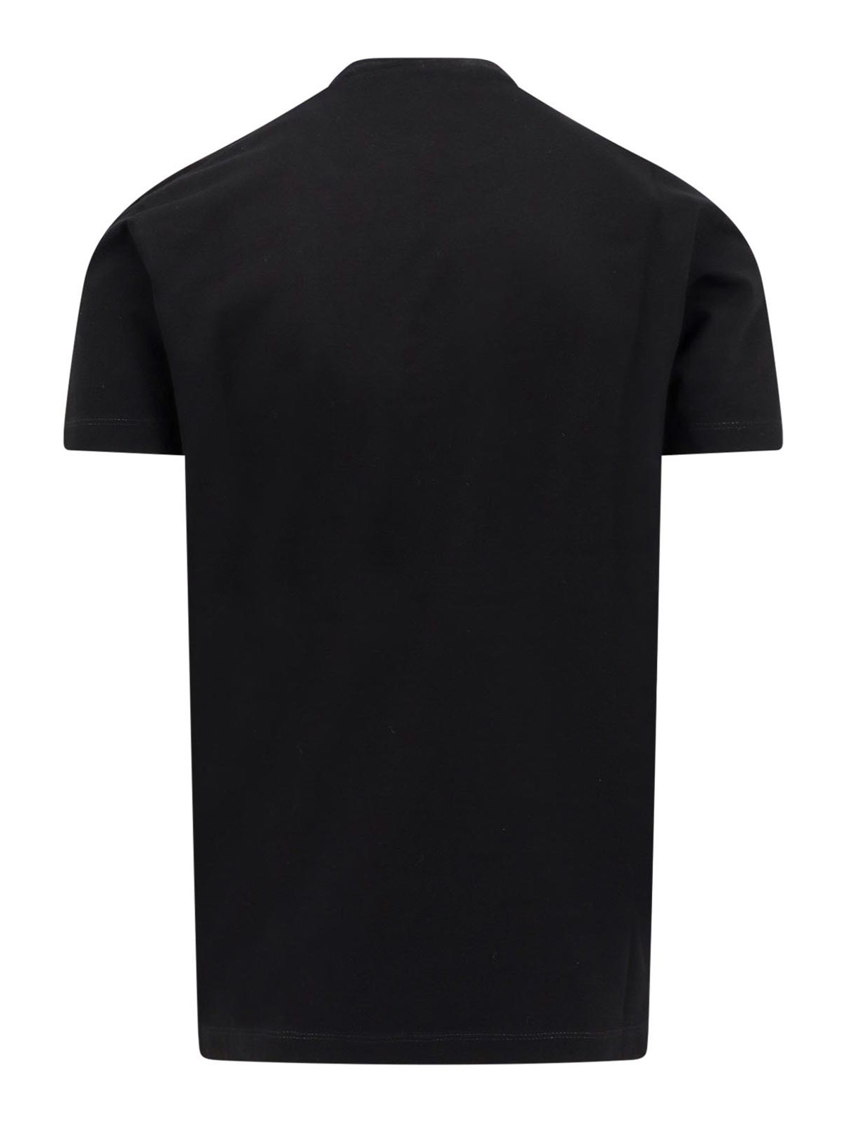 Shop Dsquared2 Icon Stamps Cotton T-shirt In Black
