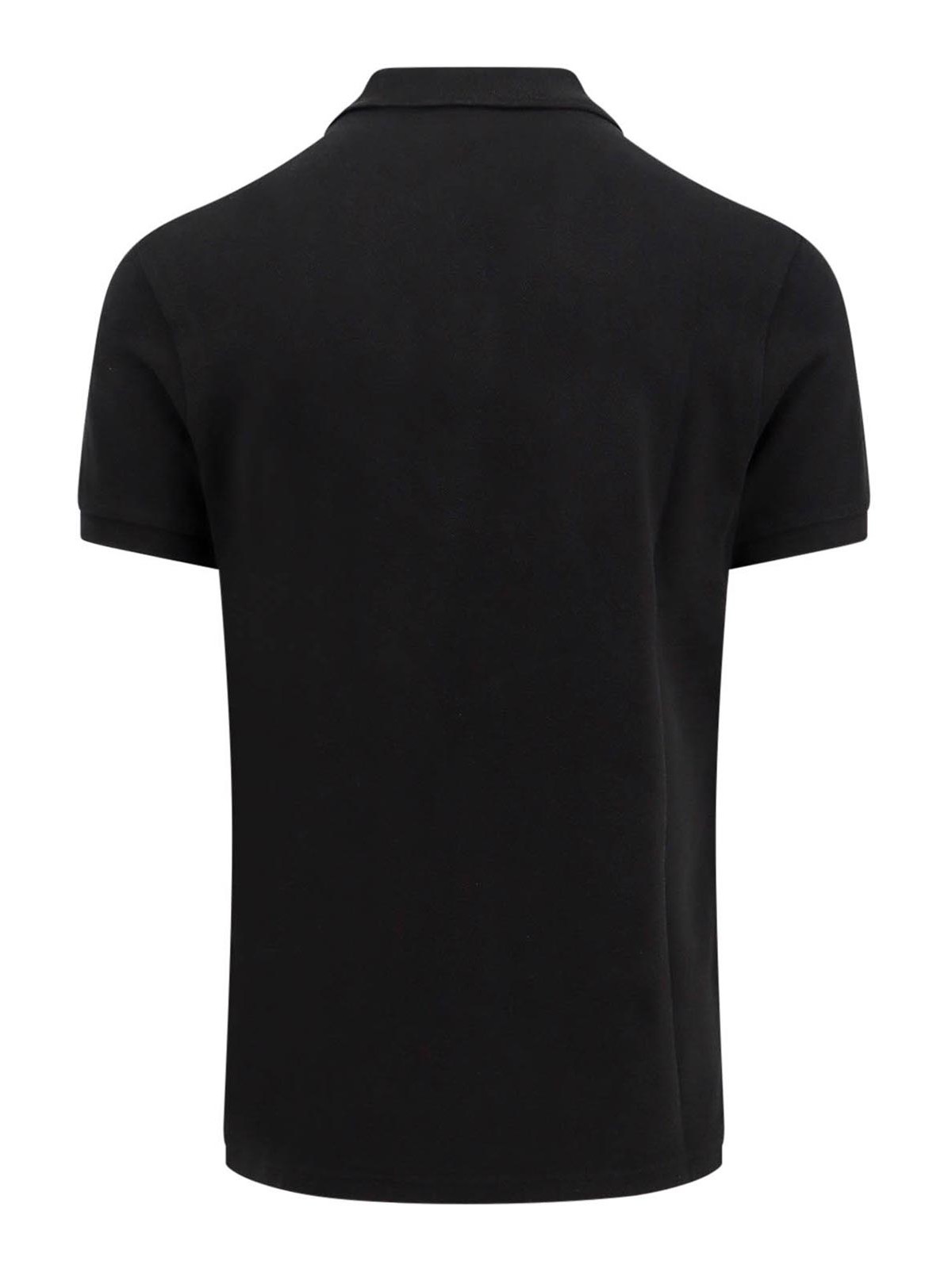 Shop Kenzo Biologic Cotton Polo Shirt In Black