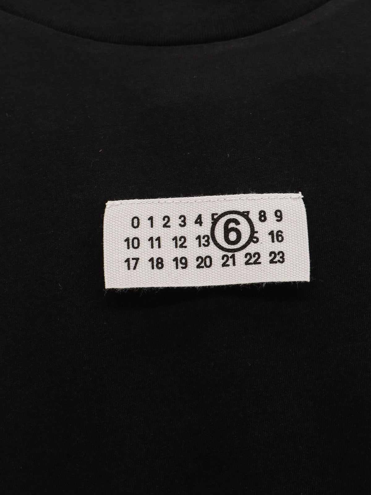 MM6 Maison Margiela Tシャツ - 黒 | SH0GC0017S24312900