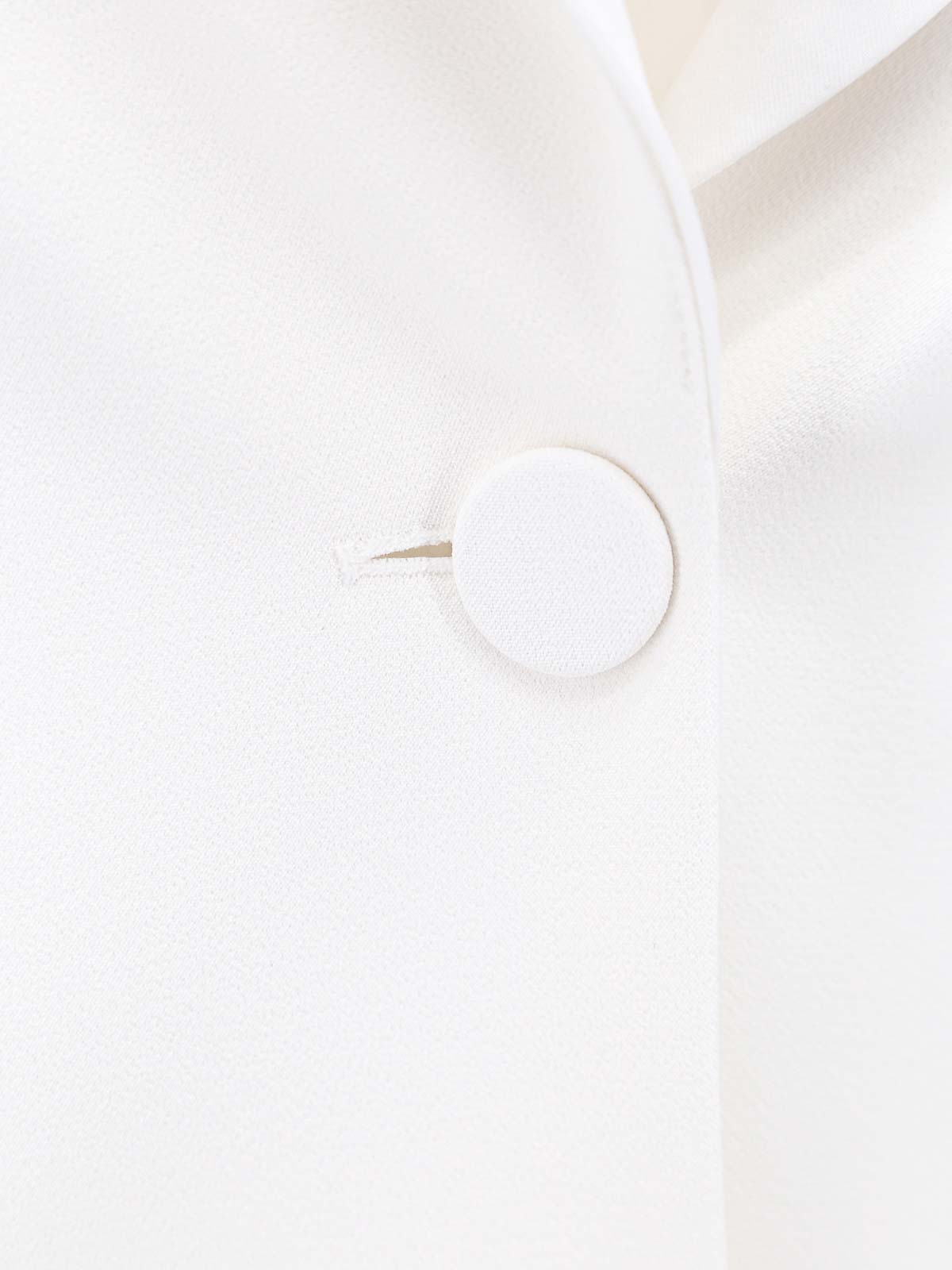 Shop Pinko Stretch Tech Crpe Fabric Blazer In Blanco
