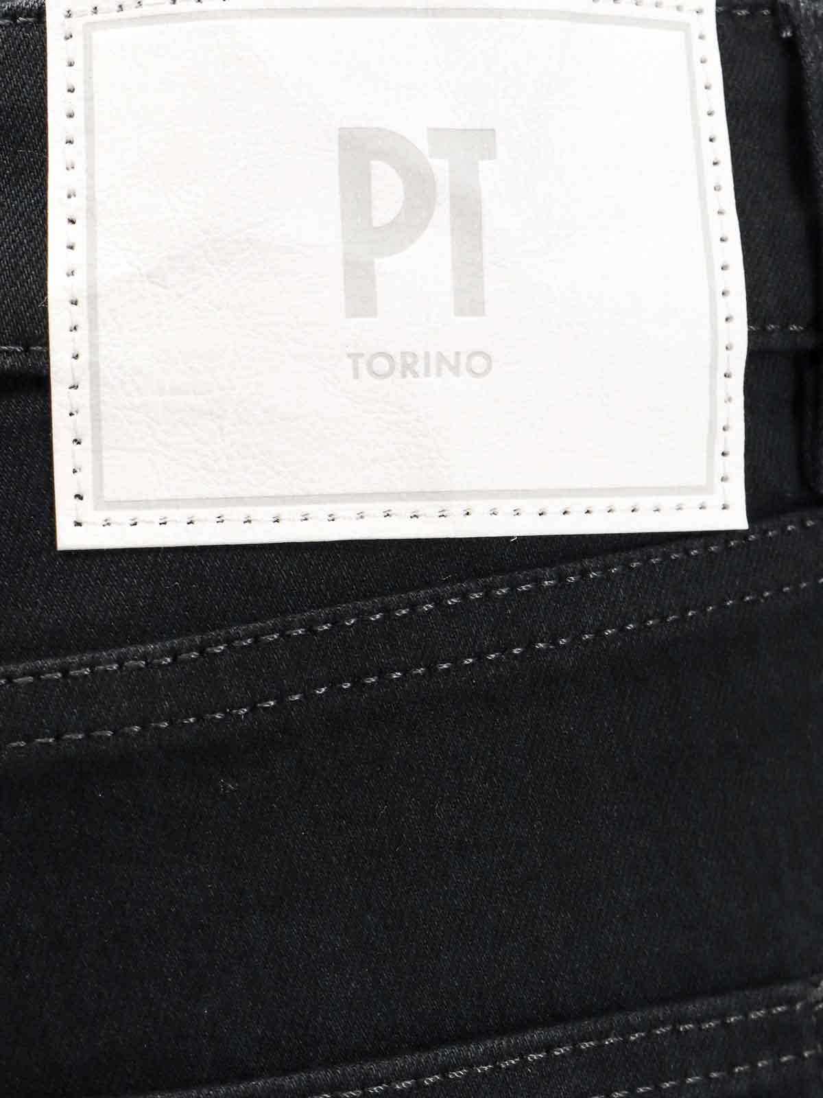 Shop Pt Torino Special Indigo Trouser In Black