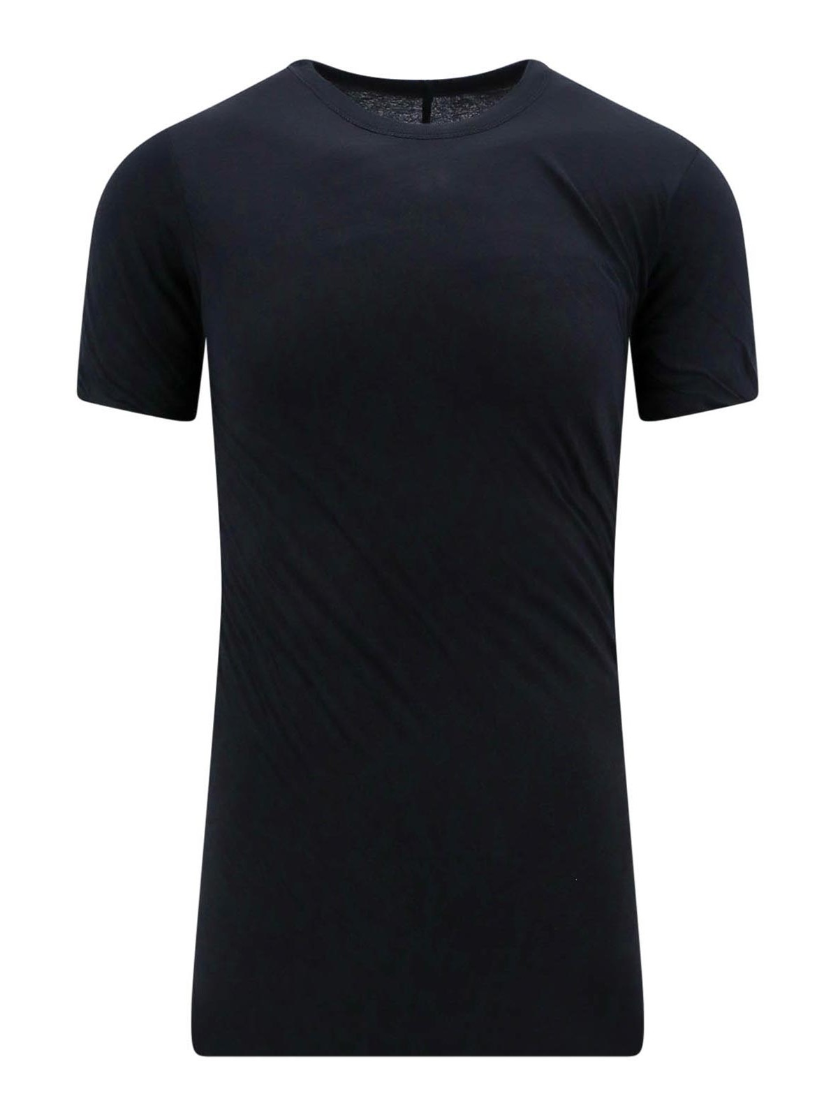 Shop Rick Owens Organic Cotton T-shirt In Black