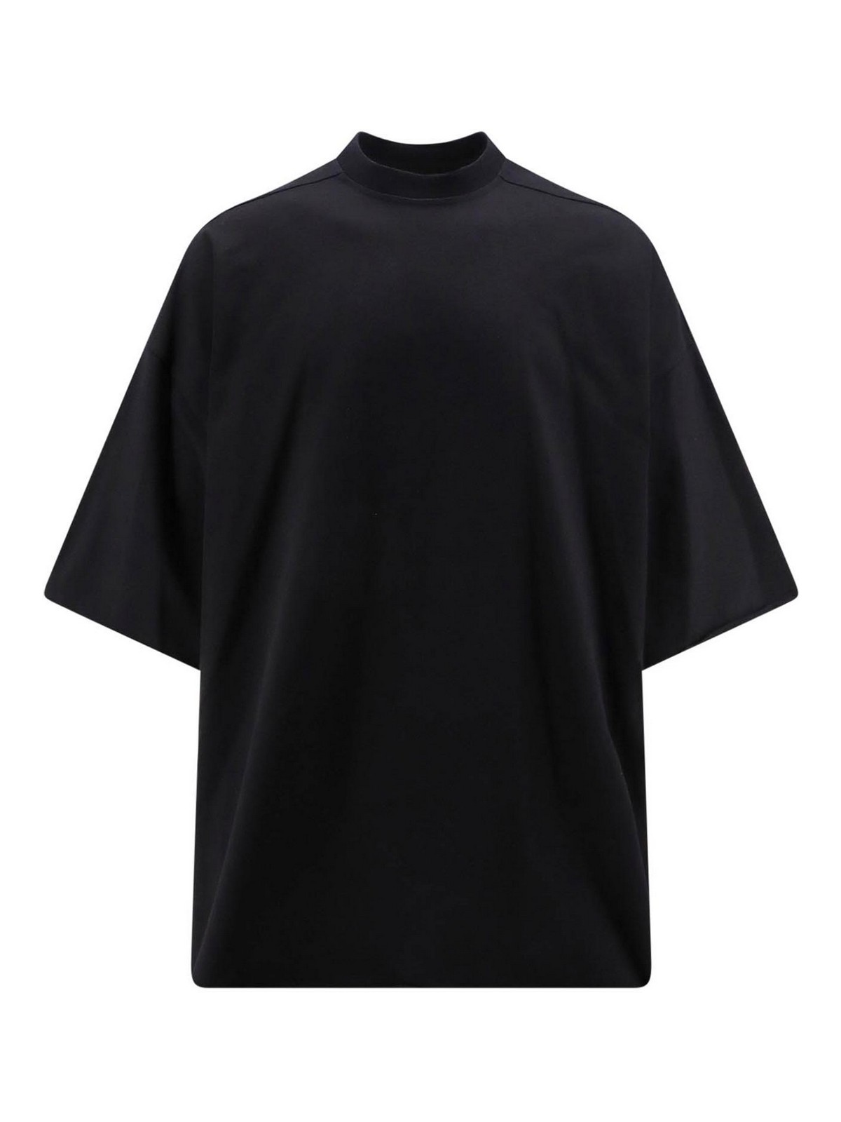 Rick Owens Organic Cotton T-shirt In Black
