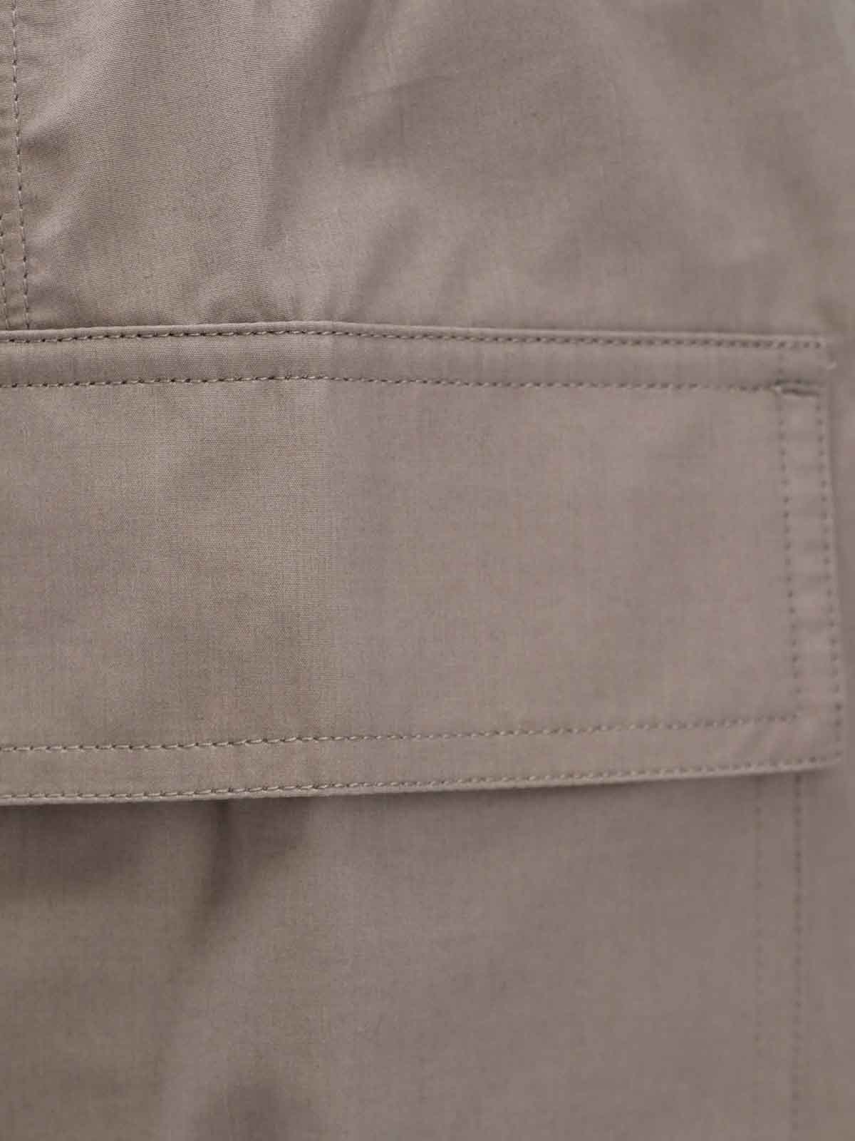 Shop Rick Owens Organic Cotton Trouser In Beige