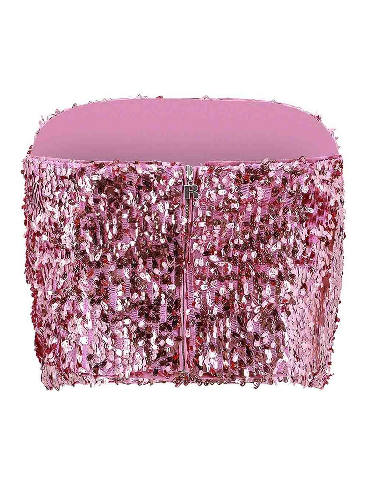 Shop Rotate Birger Christensen Top - Color Carne Y Neutral In Pink