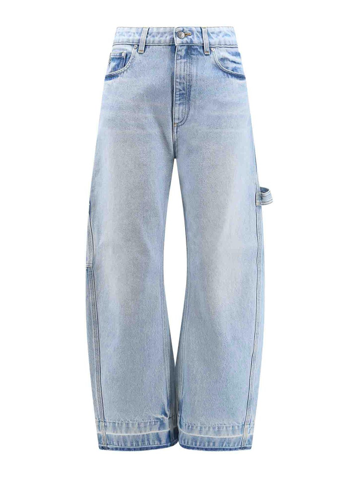 Shop Stella Mccartney Sustainable Cotton Jeans In Azul