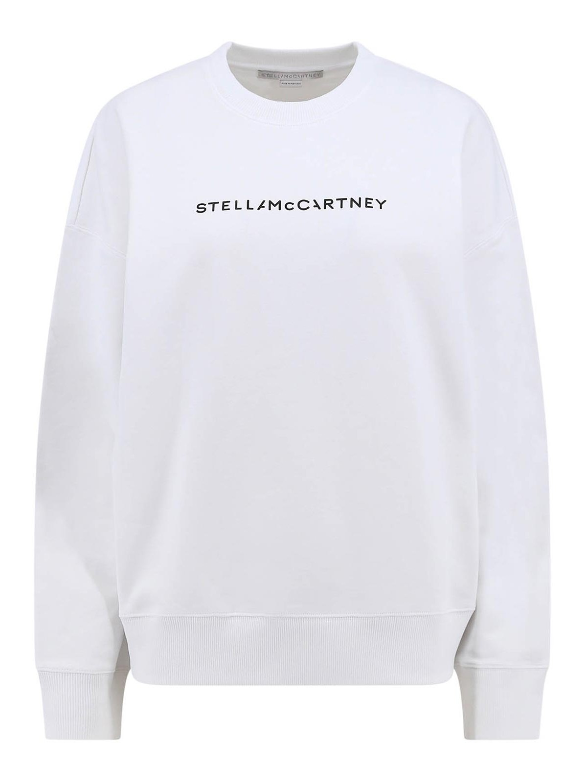 Shop Stella Mccartney Iconic Sustainable Cotton Sweatshirt In Blanco