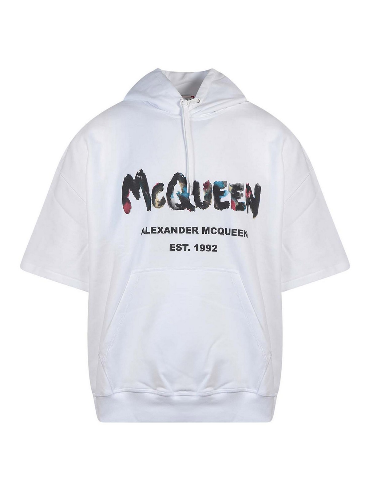Shop Alexander Mcqueen Sudadera - Blanco In White