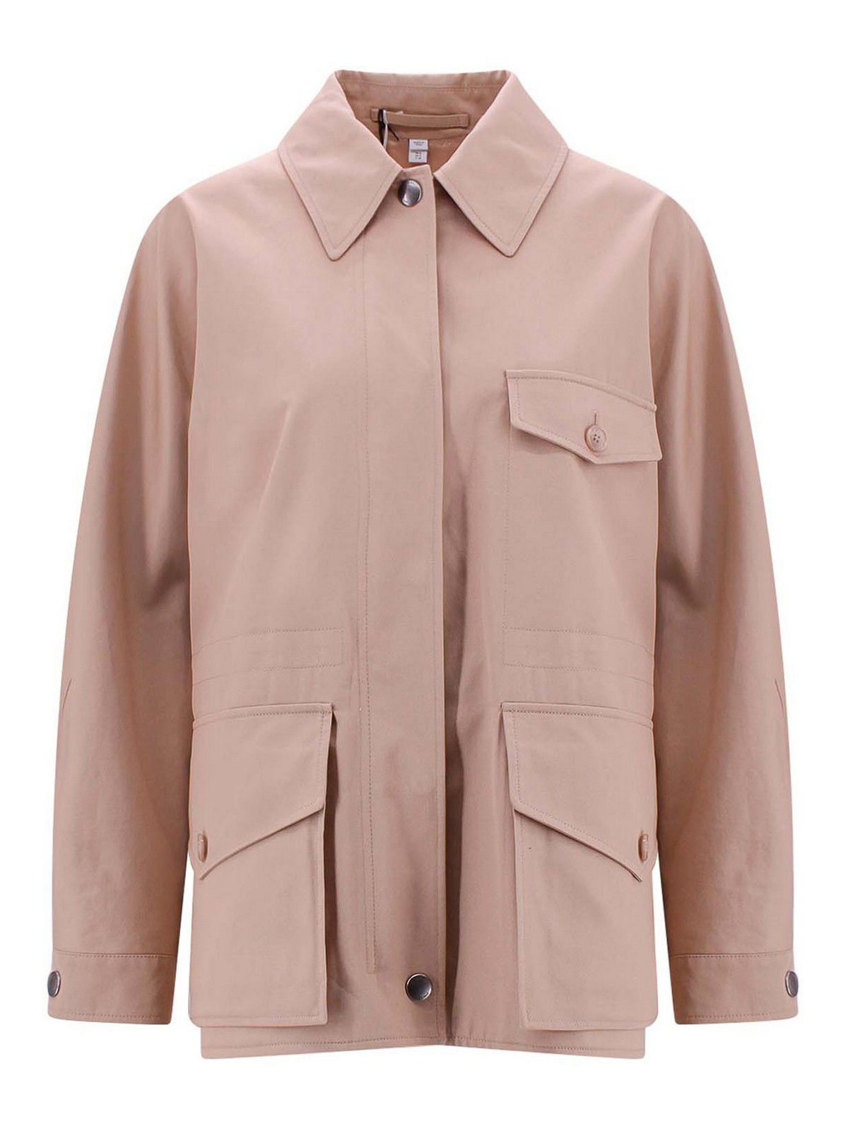 Shop Burberry Chaqueta Casual - Beis In Beige