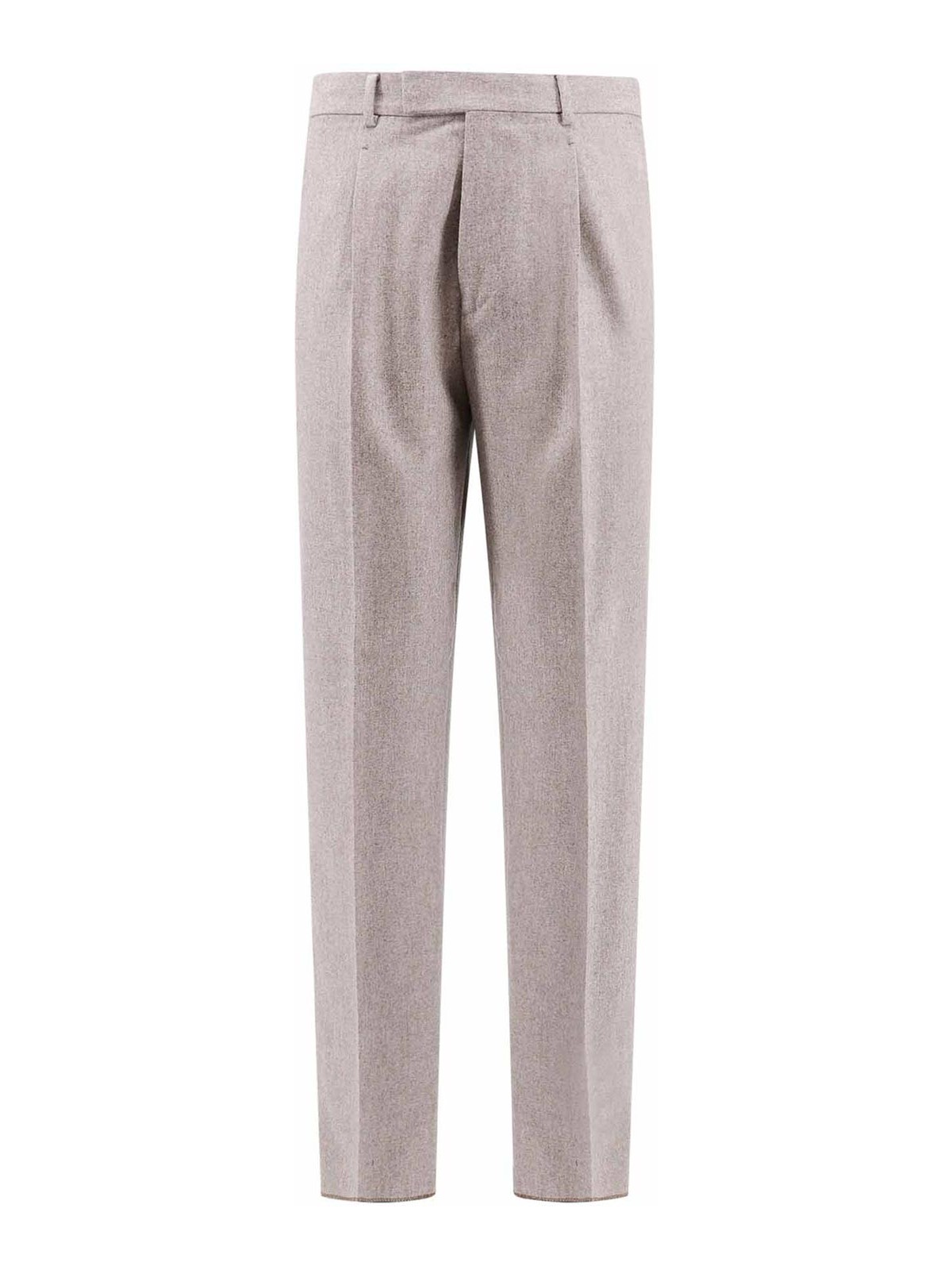 Zegna Wool Trouser In Grey