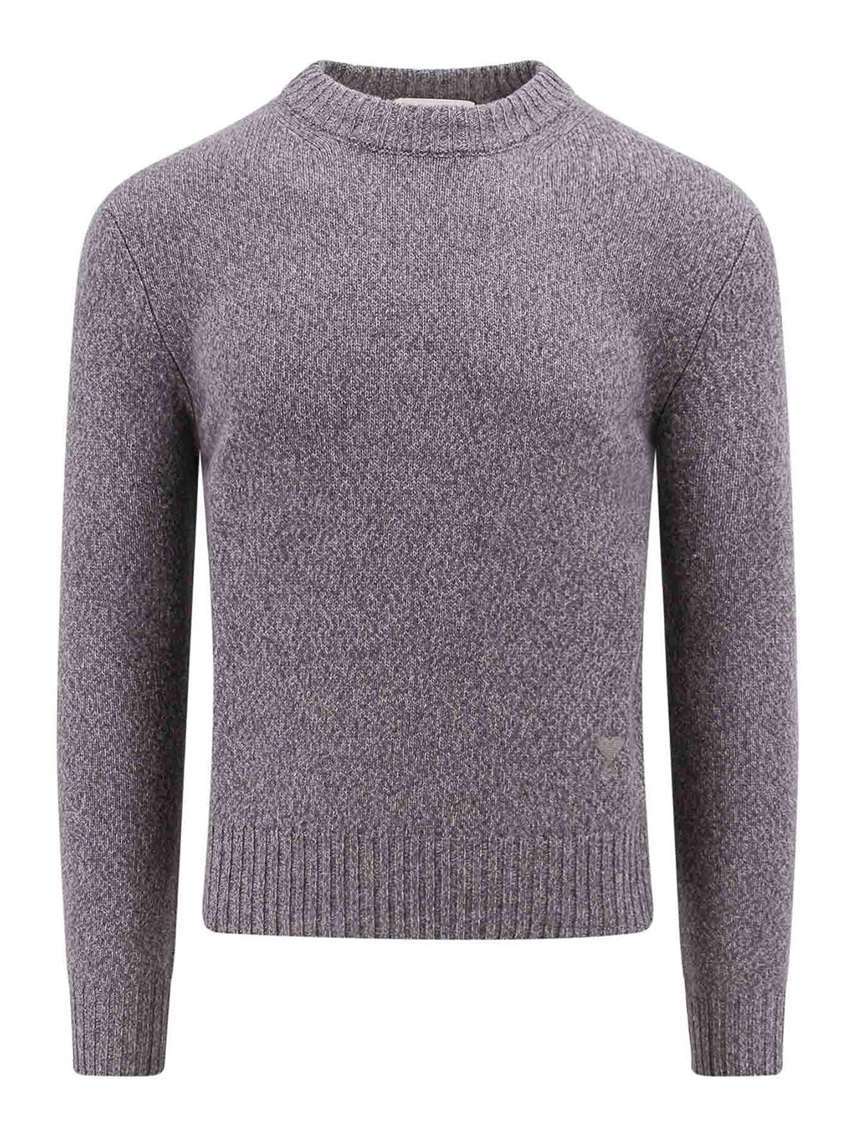 Ami Alexandre Mattiussi Recycled And Recyclable Material Sweater In Gris