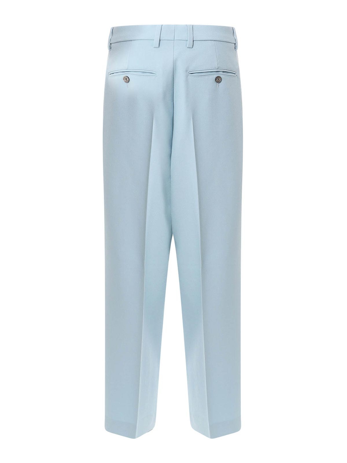 Shop Ami Alexandre Mattiussi Virgin Wool Trouser In Azul