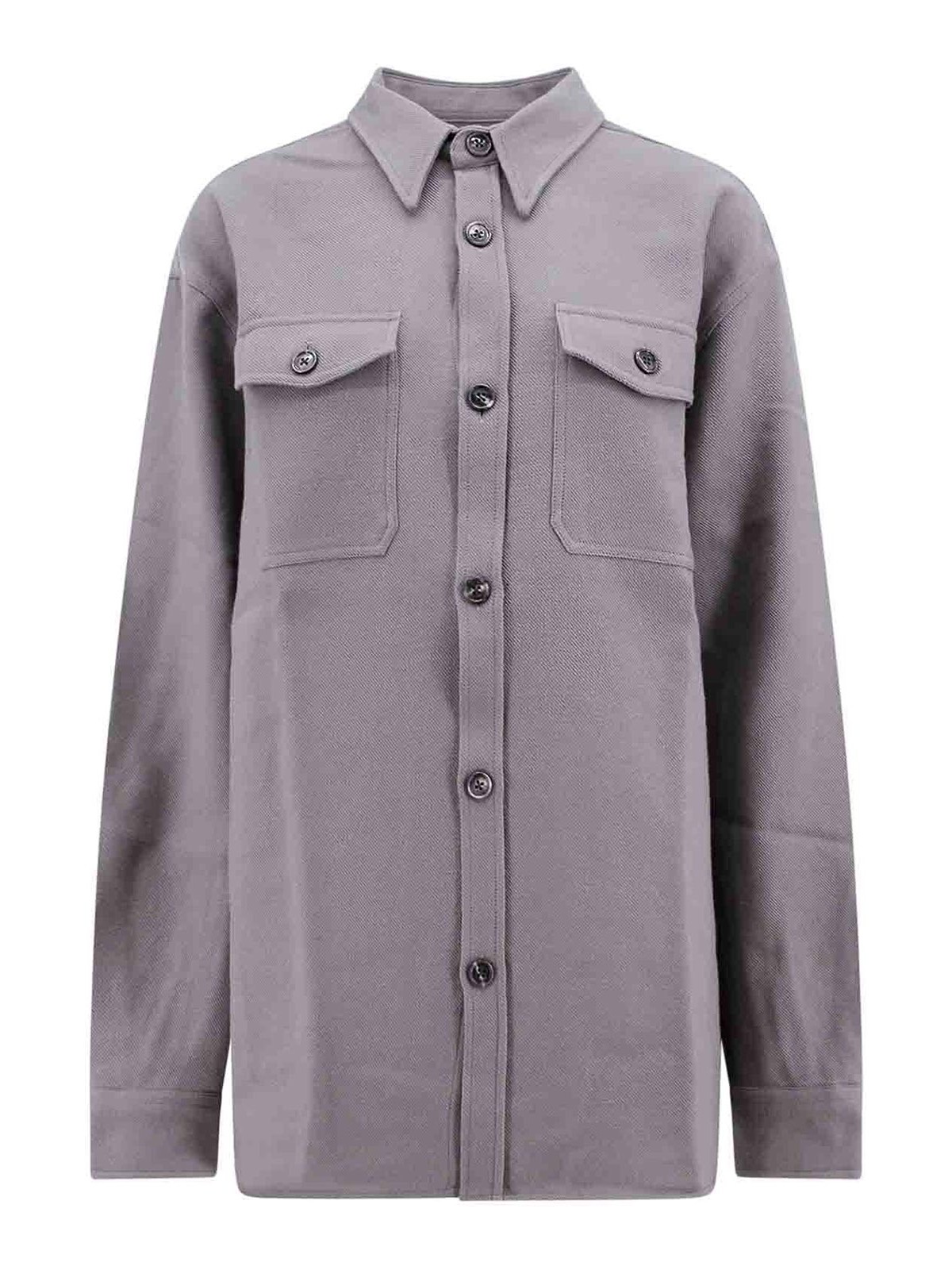 Shop Ami Alexandre Mattiussi Camisa - Gris In Grey