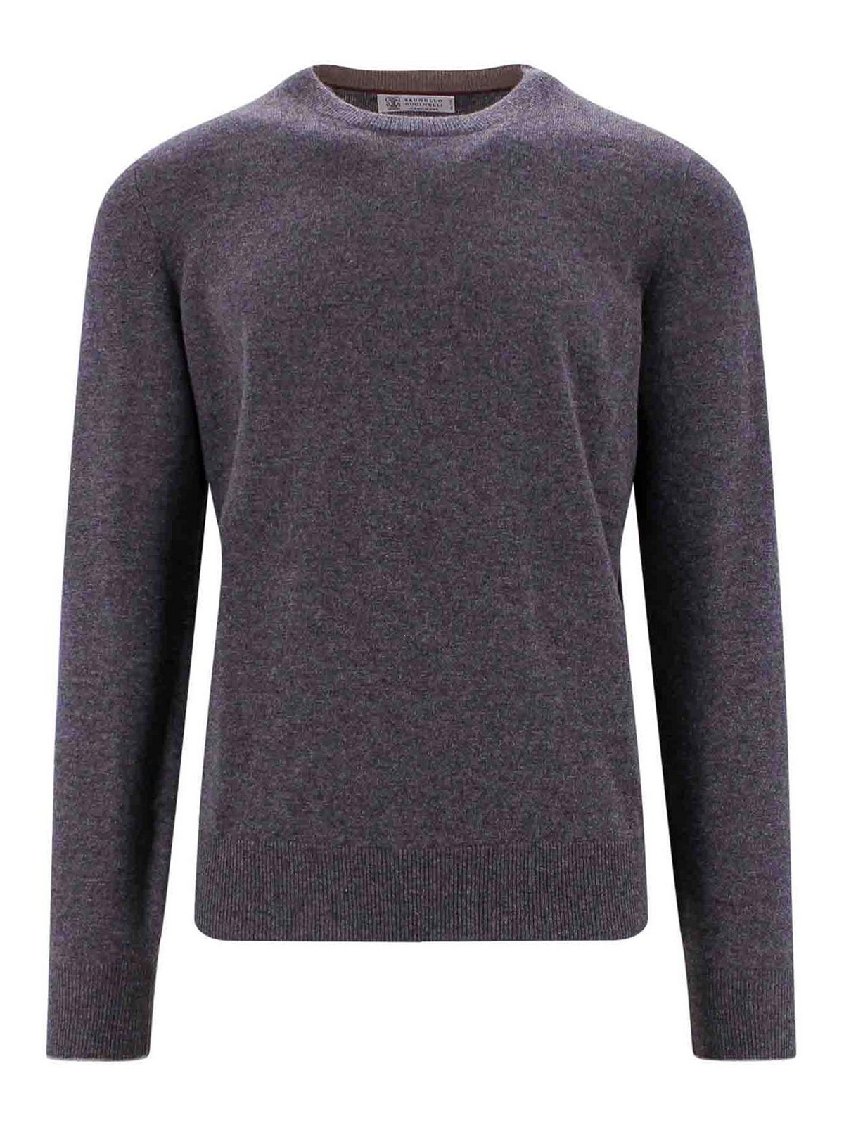 Shop Brunello Cucinelli Cashmere Sweater In Grey