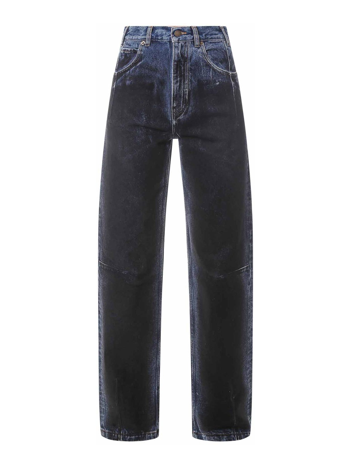 Darkpark Jeans With Black Detail In Azul