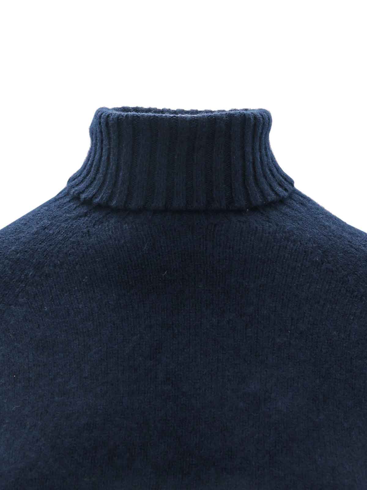 Shop Drumohr Wool Sweater In Blue