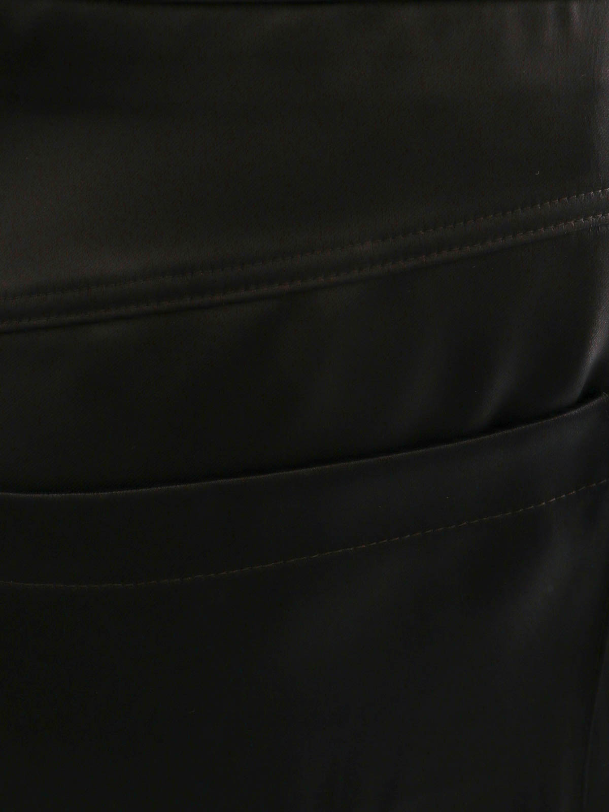 Shop Erika Cavallini Viscose Blend Trouser In Negro