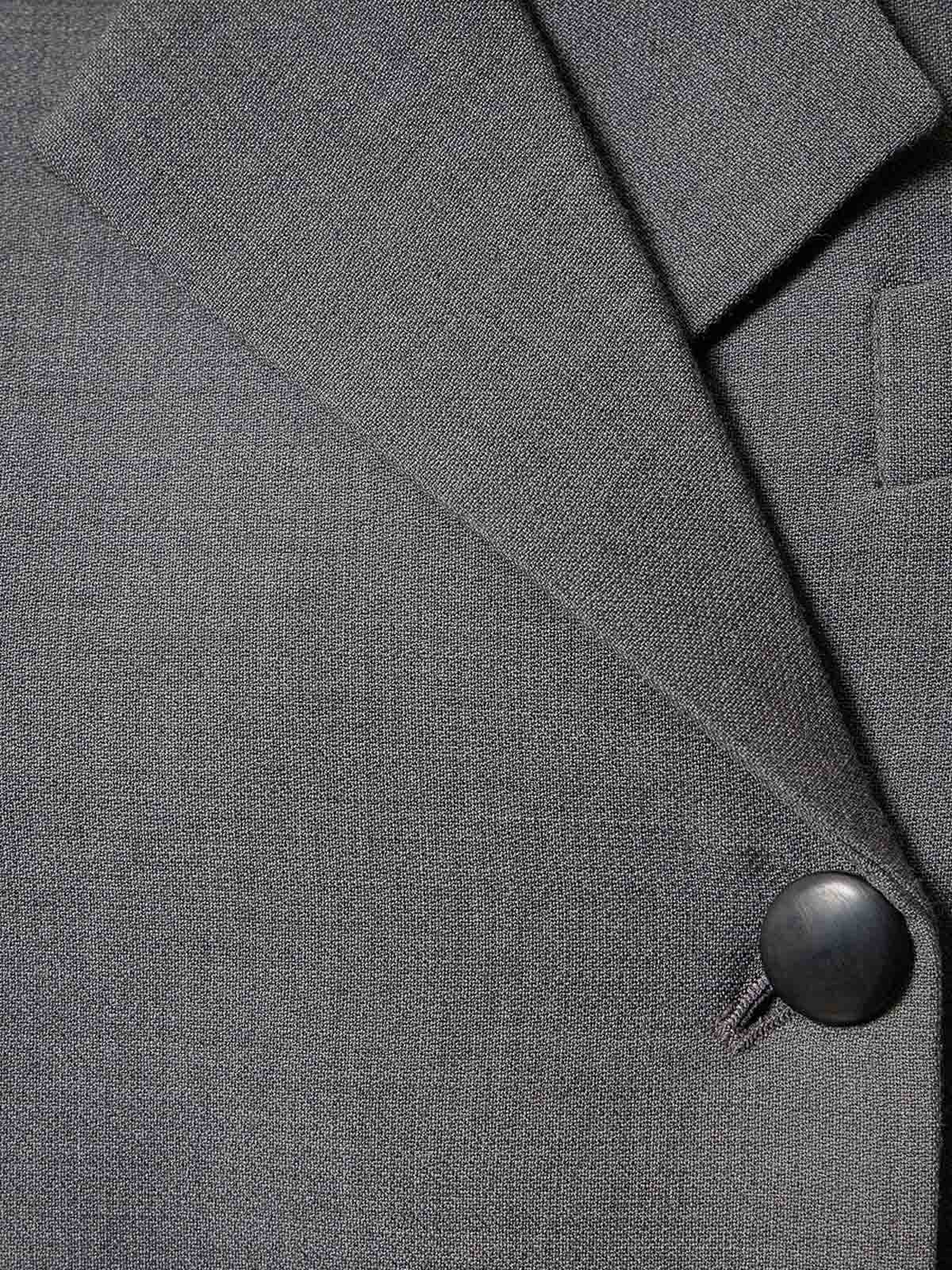Salvatore Ferragamo グレー ウールジャケット XS Ferragamo Virgin wool blazer - Grey - Women|13C631766728VINTAGEGR