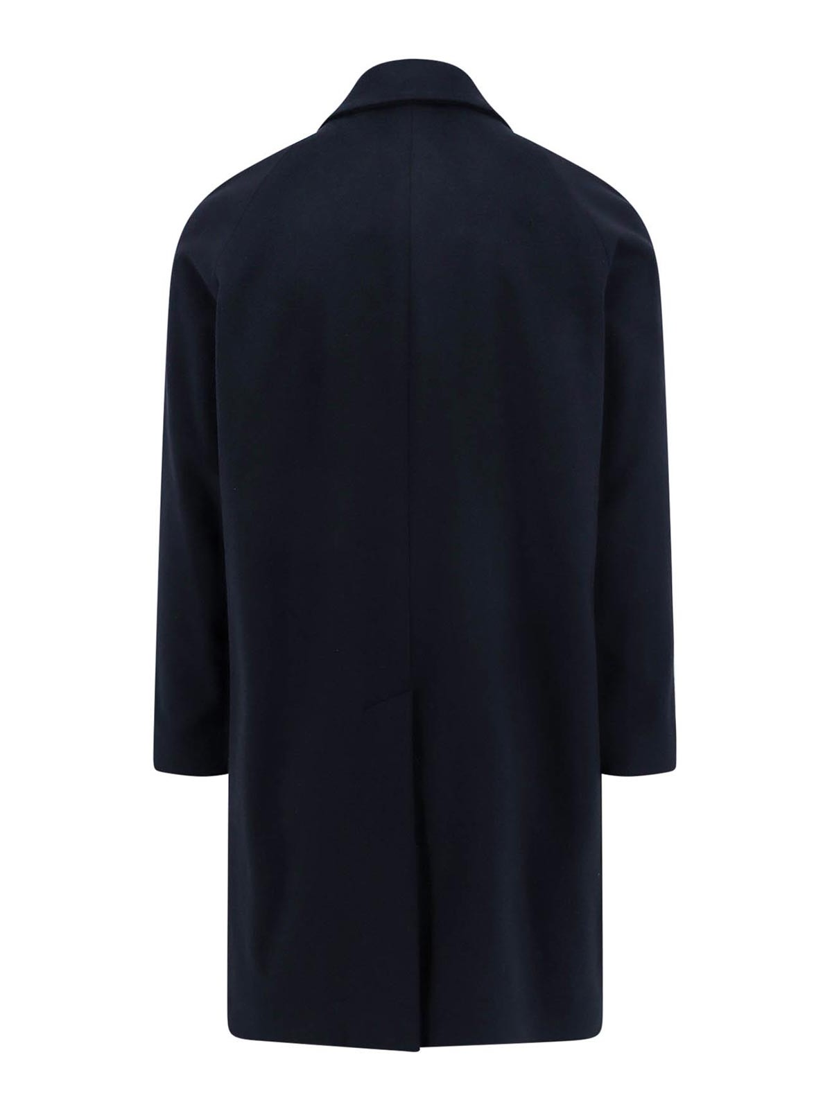 Shop Hevo Cashmere Coat In Blue
