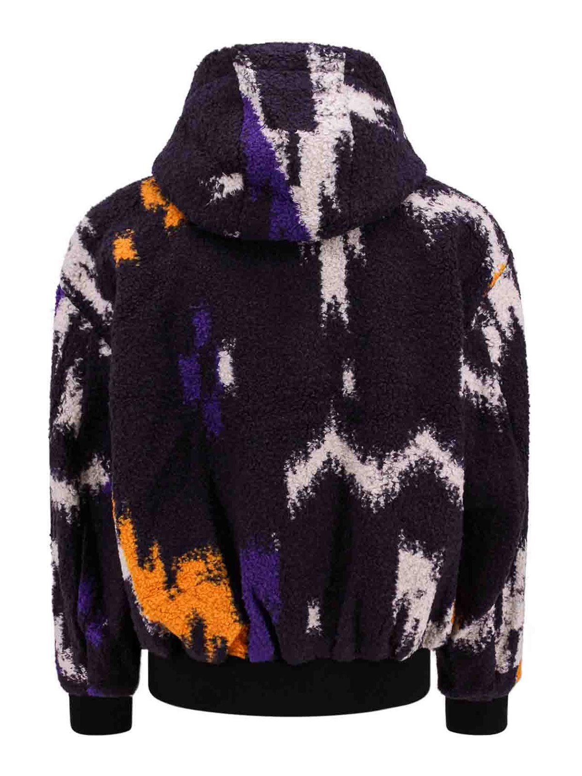 Shop Isabel Marant Recycled Material Jacket With Hood In Púrpura
