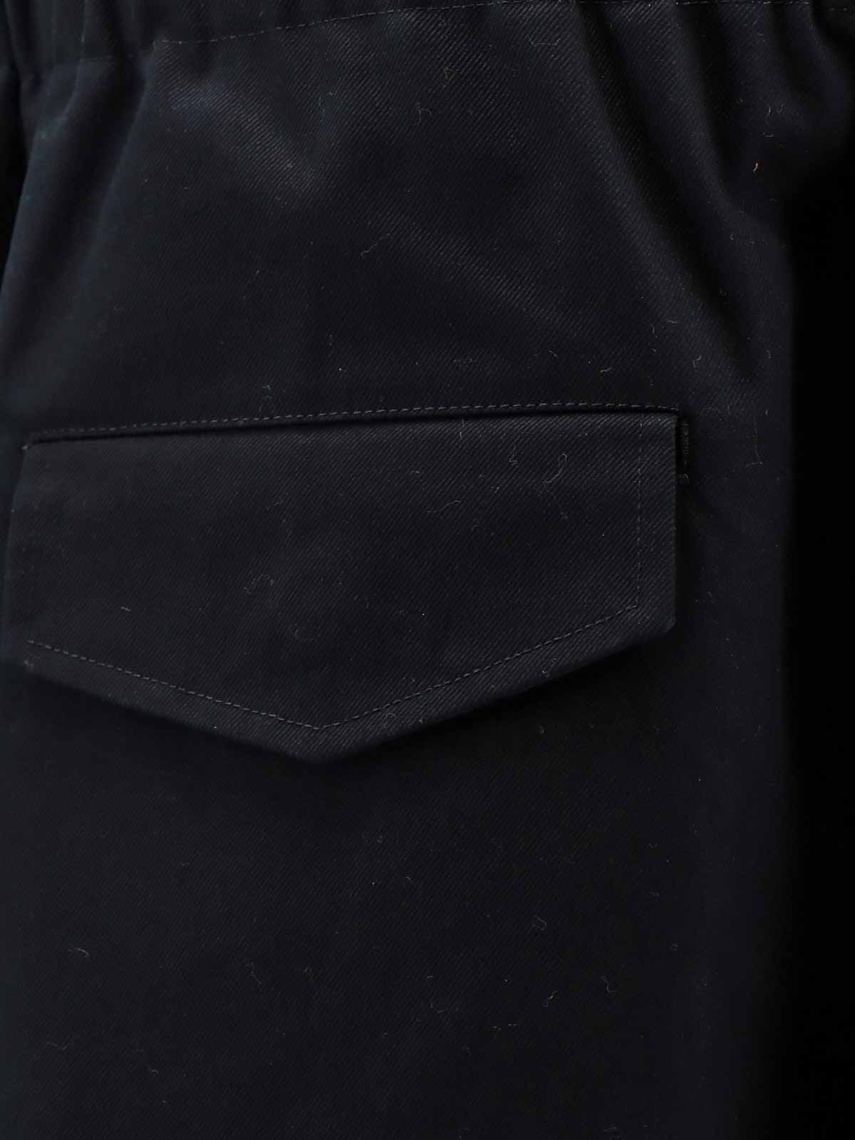 Shop Jil Sander Cotton Trouser In Black