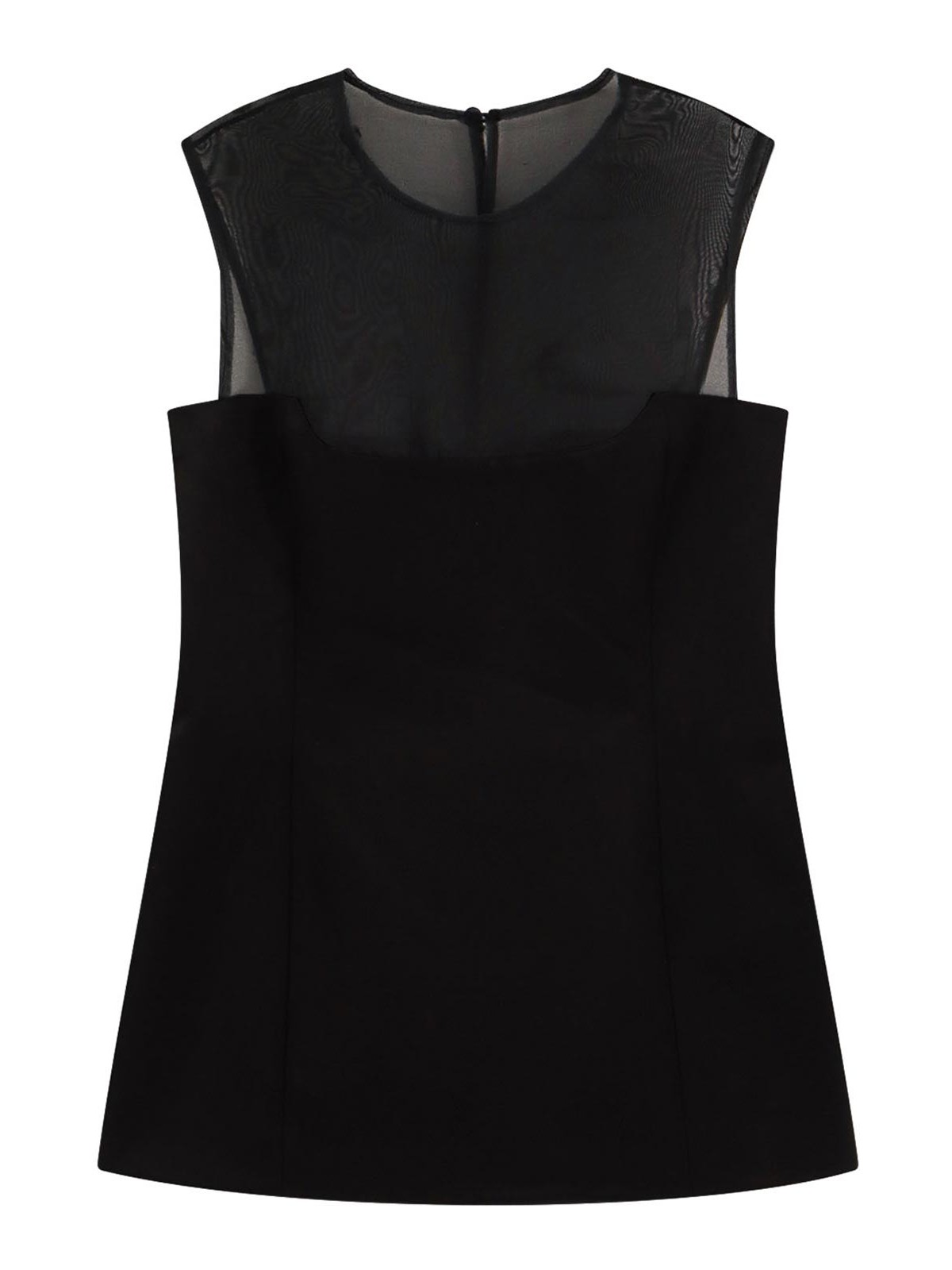 Shop Khaite Cotton And Viscose Top With Silk Lining In Black