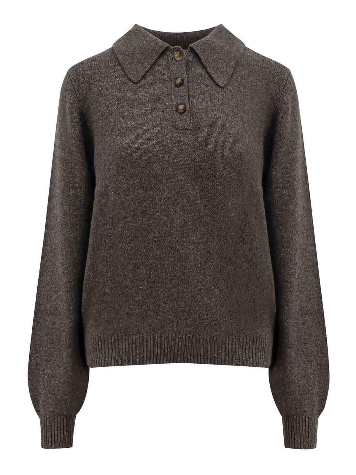 Khaite Cashmere Sweater In Grey