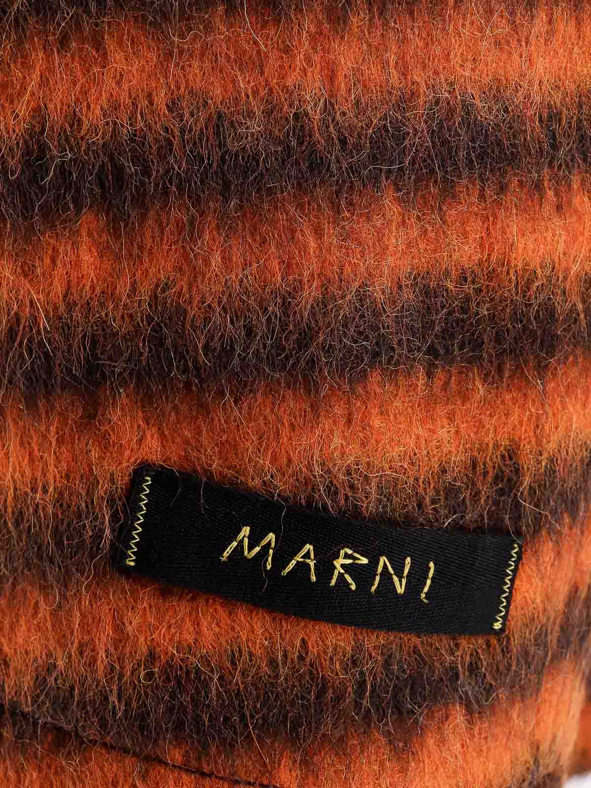 Shop Marni Abrigo Corto - Naranja In Orange