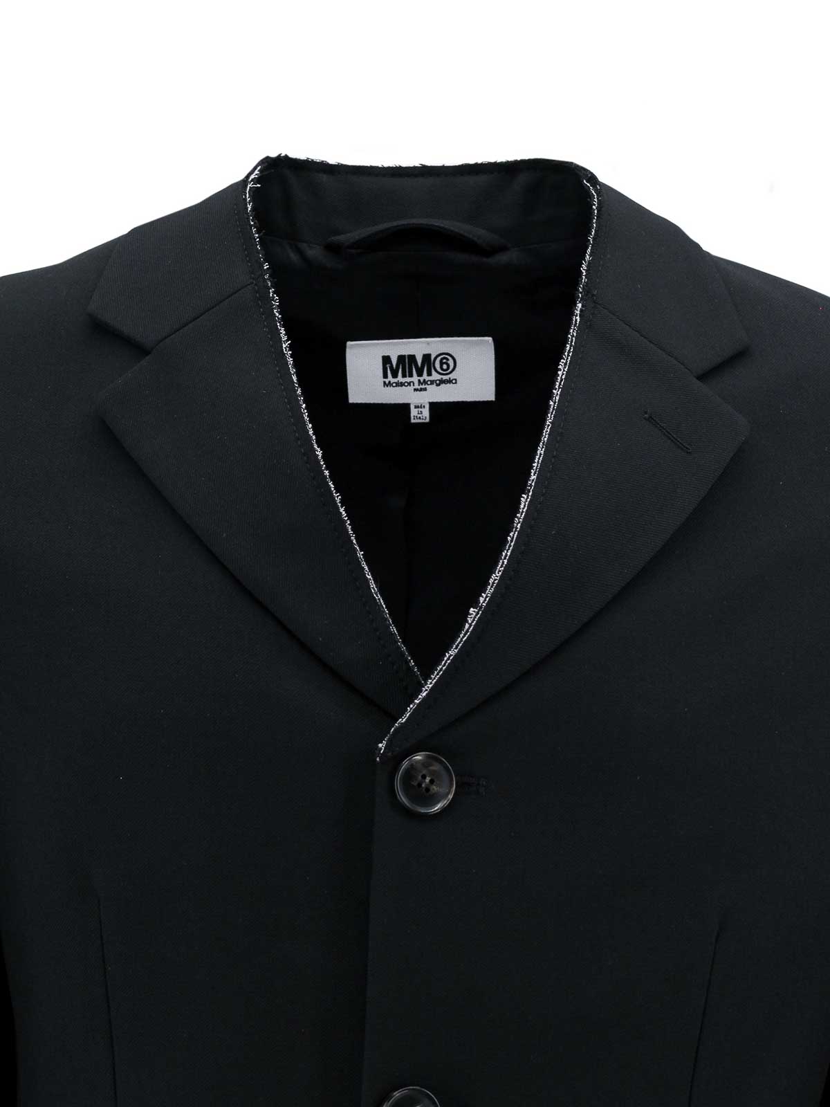 Shop Mm6 Maison Margiela Blazer - Negro