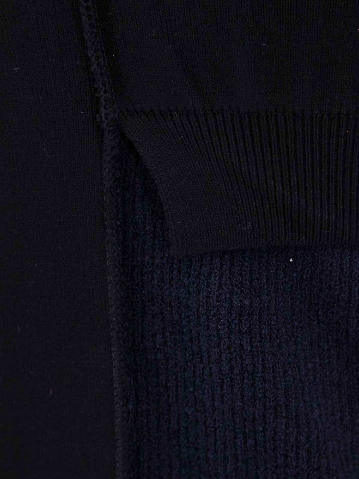 Shop Mm6 Maison Margiela Viscose And Cotton Sweater In Negro