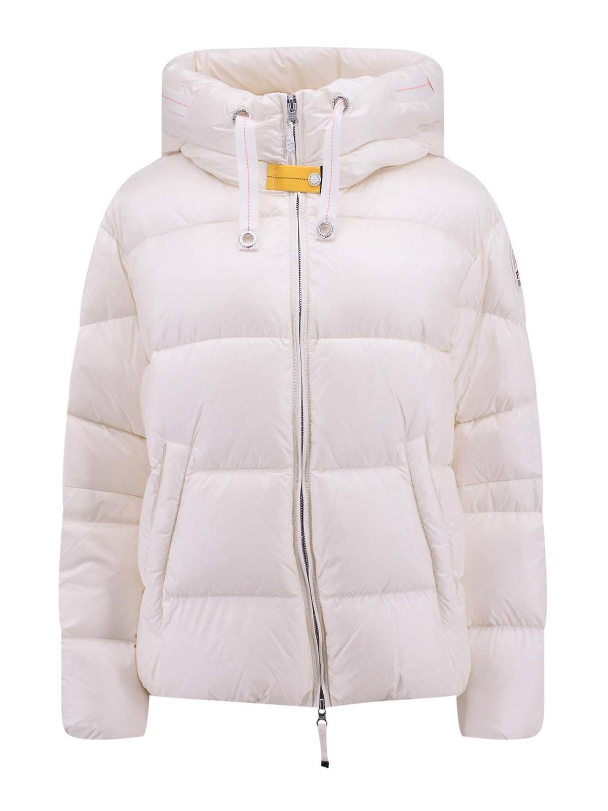 Parajumpers Hooded Padded Jacket In Blanco