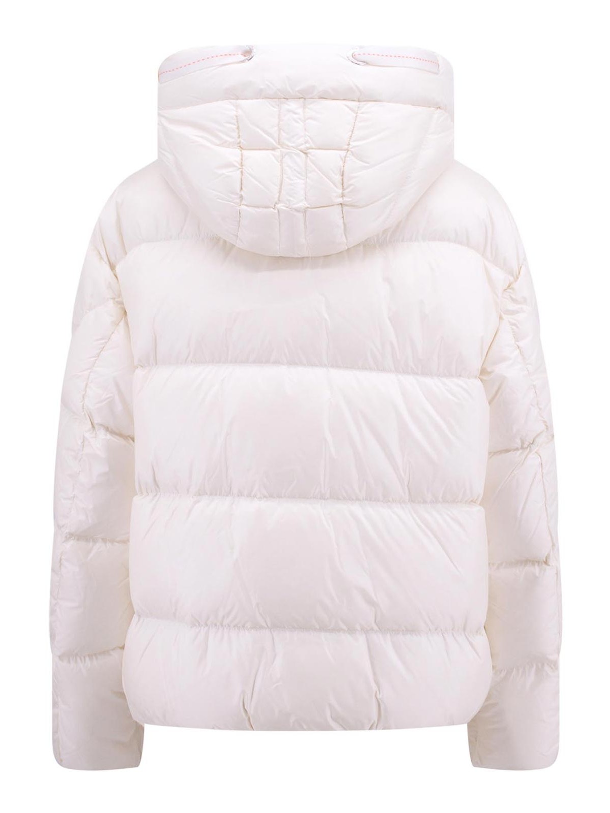 Shop Parajumpers Hooded Padded Jacket In Blanco