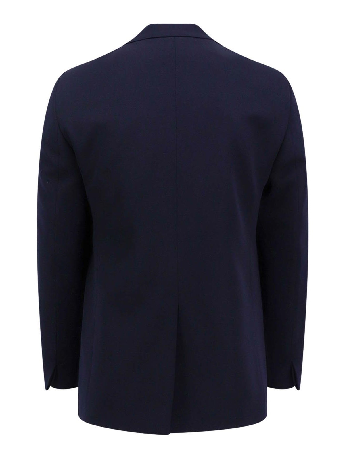Shop Pt Torino Double-breasted Virgin Wool Suit In Blue