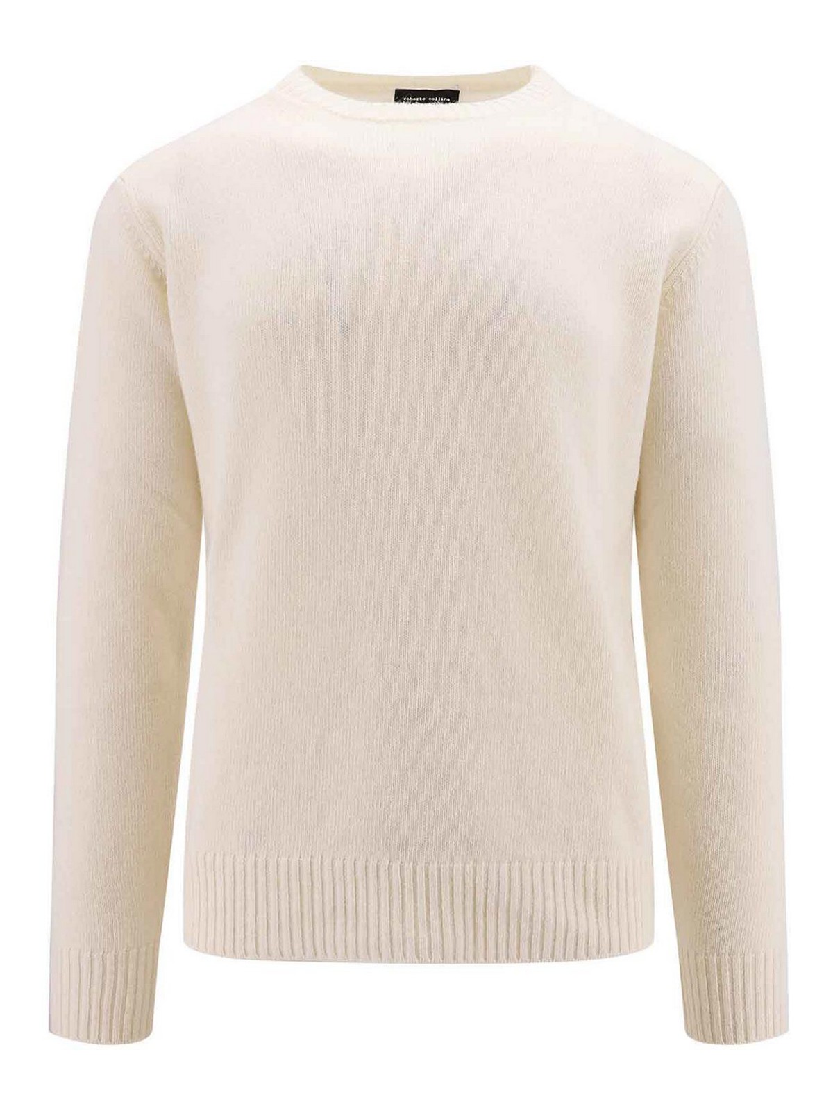 Roberto Collina Wool And Cashmere Jumper In White