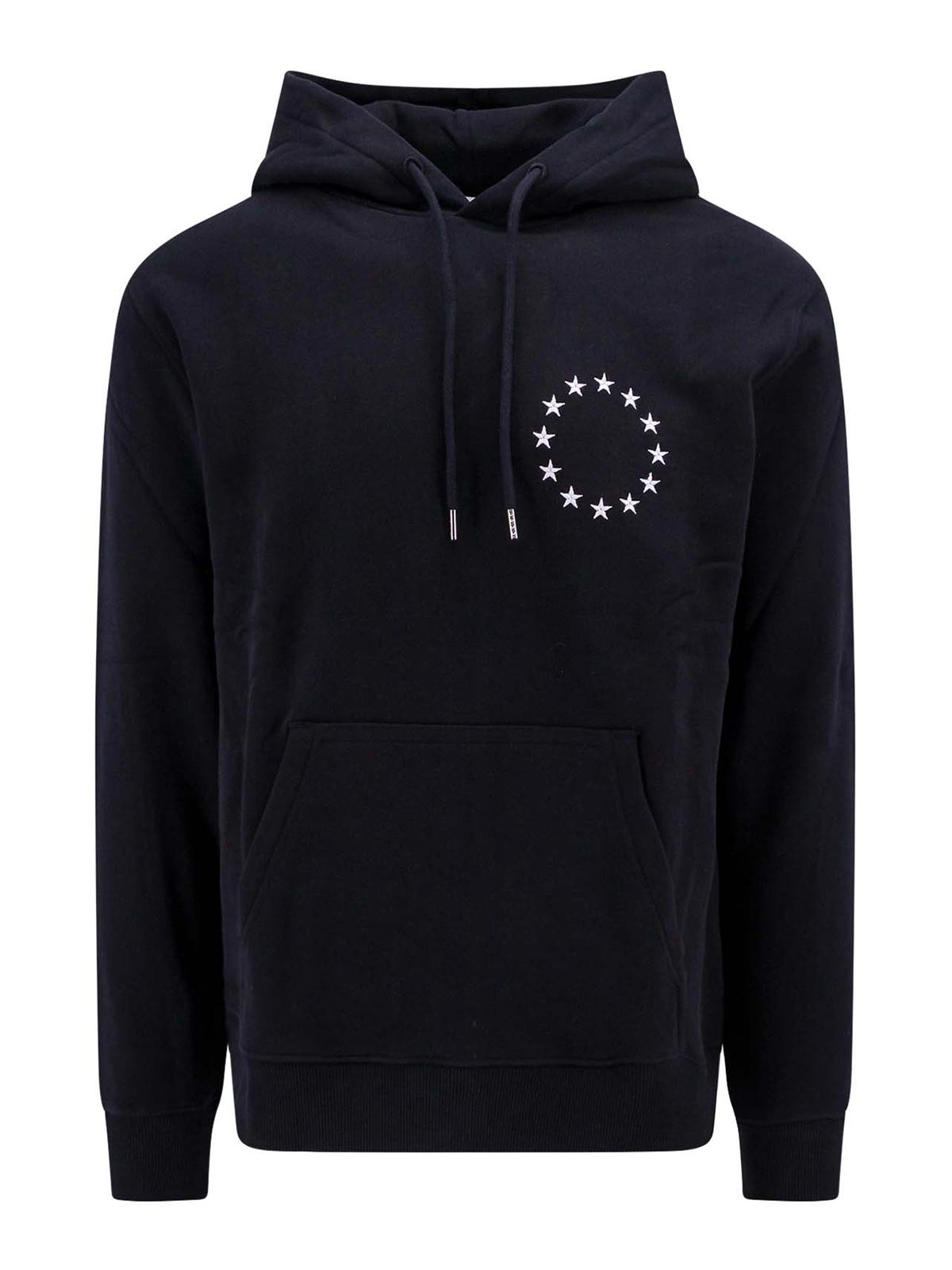 Shop Etudes Studio Organic Cotton Sweatshirt With Embroidery In Black