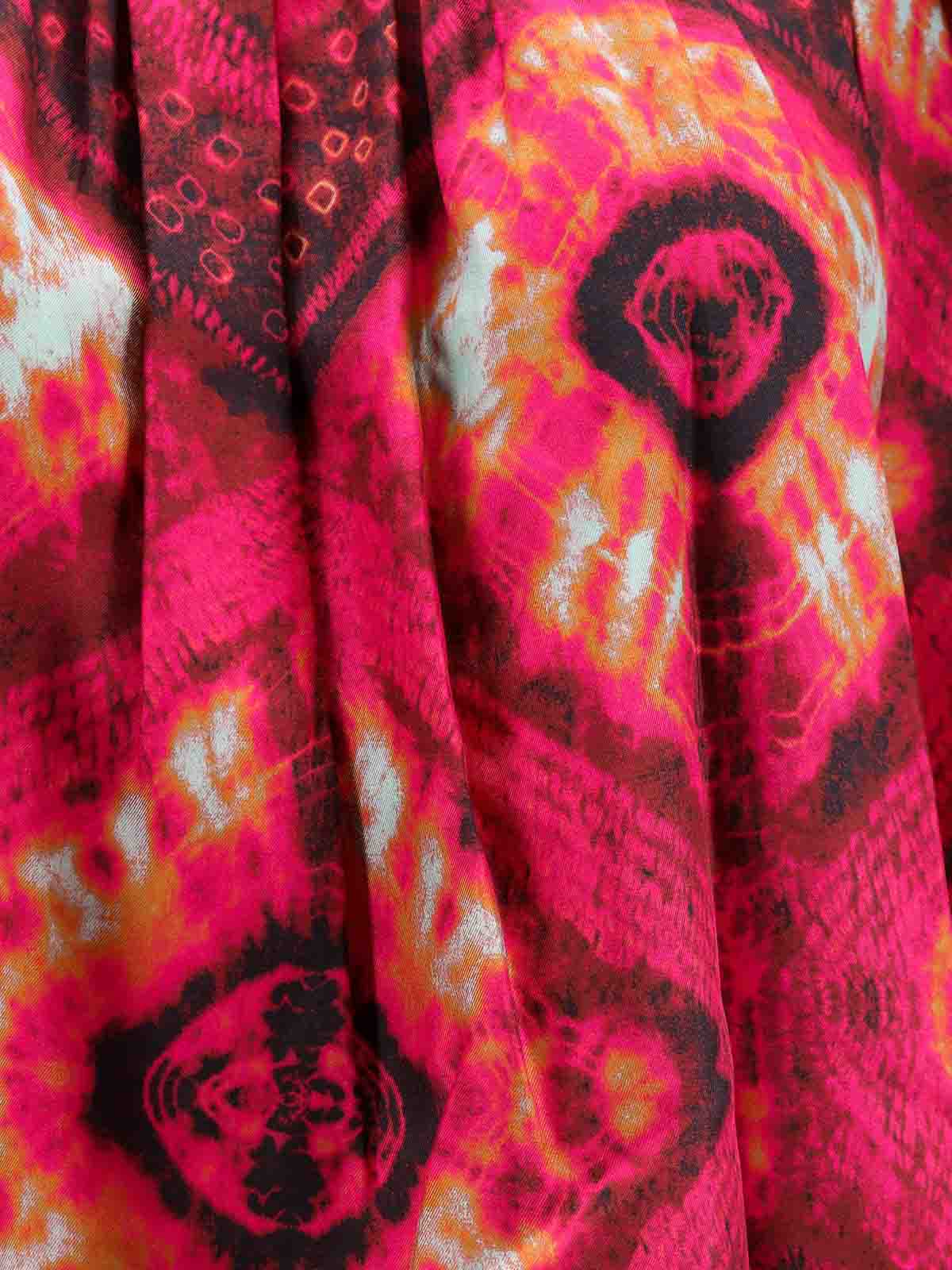 Shop Ulla Johnson Silk Top With Wild Rose Print In Multicolour