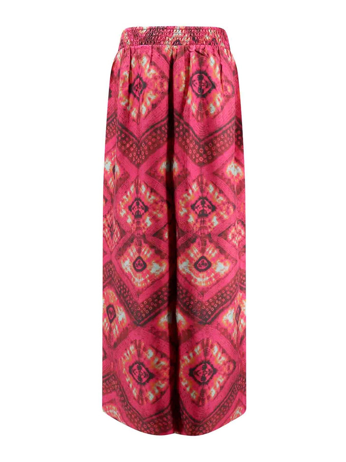 Shop Ulla Johnson Silk Trouser With Constellation Print In Multicolor