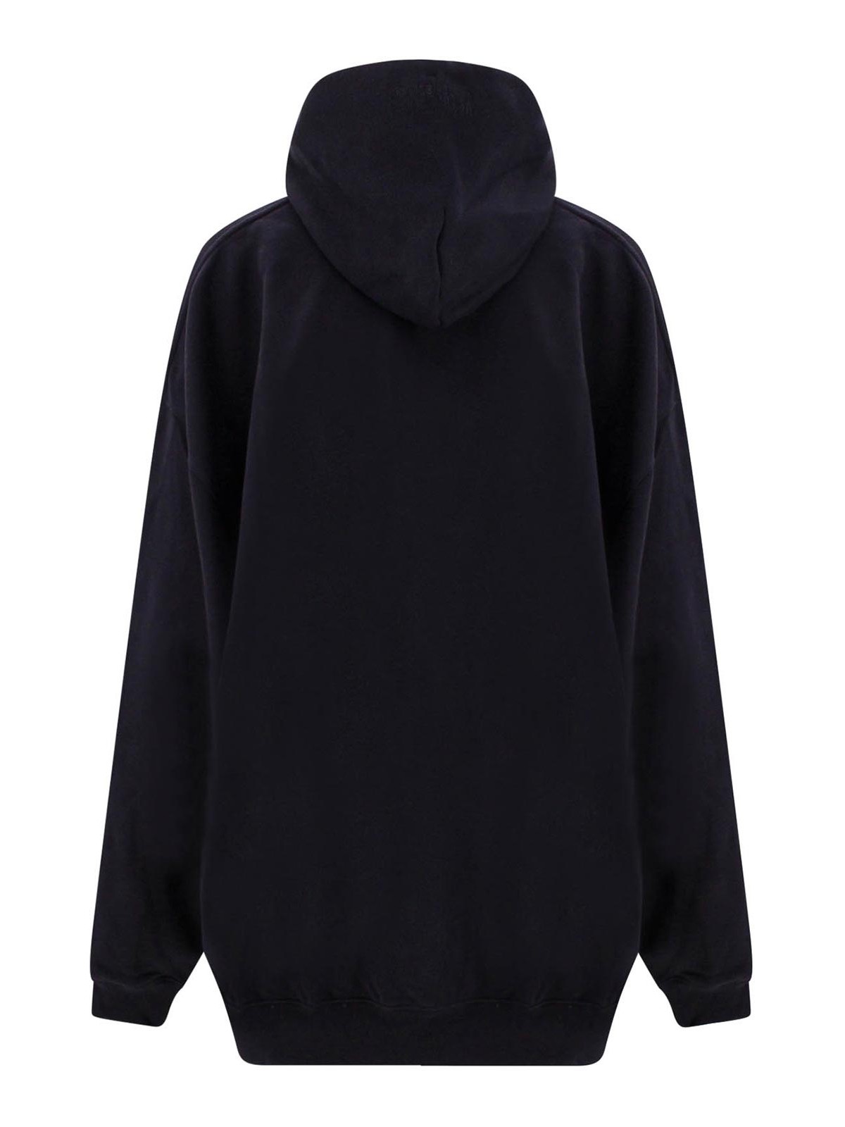 Shop Vetements Cotton Blend Sweatshirt 4 Seasons Logo In Black