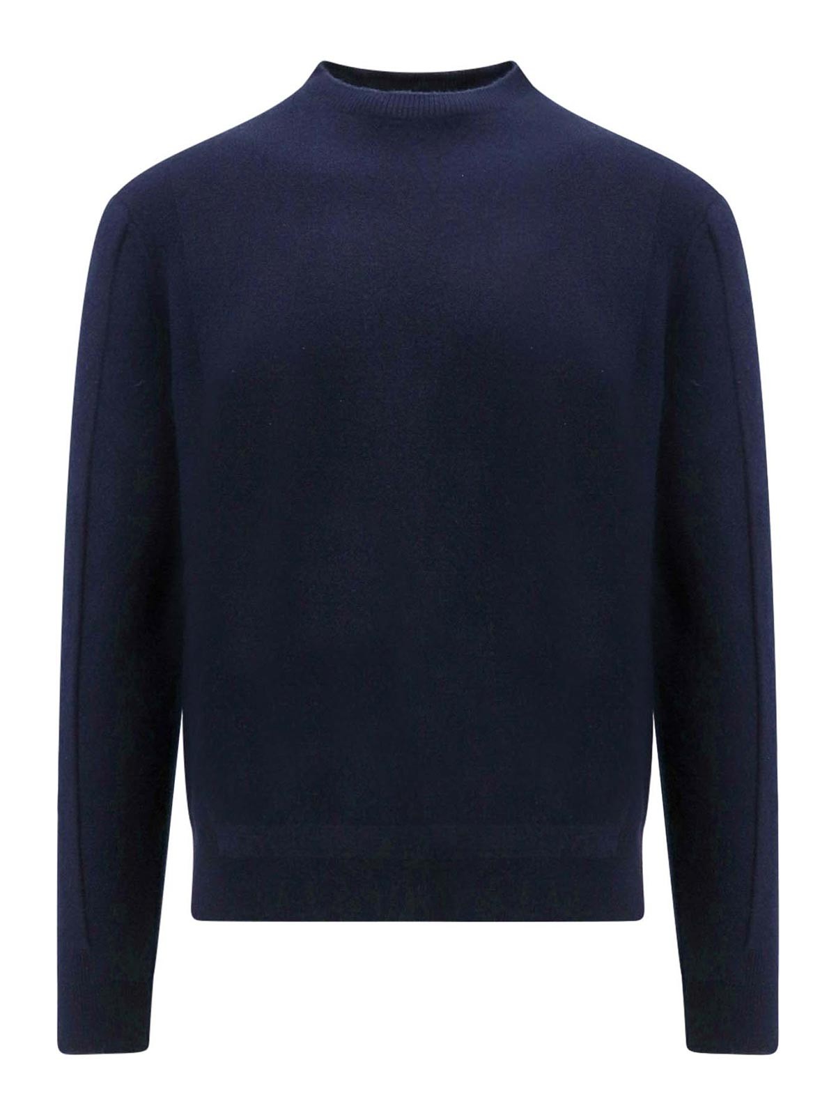 Zegna Wool And Cashmere Sweater In Azul