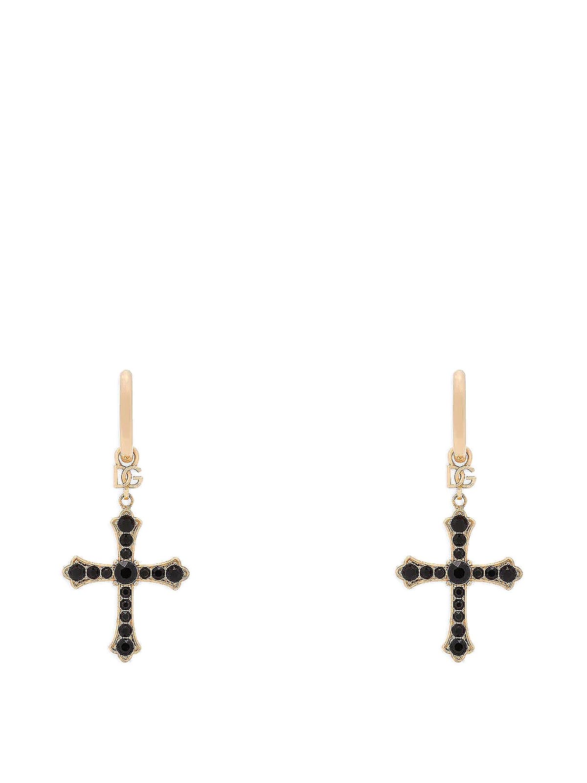 DOLCE&GABBANA ドルガバ ローズモチーフ 真鍮製 イヤリング Dolce & Gabbana イヤリング - 金 | WEQ2D3W1111ZOO00 | THEBS