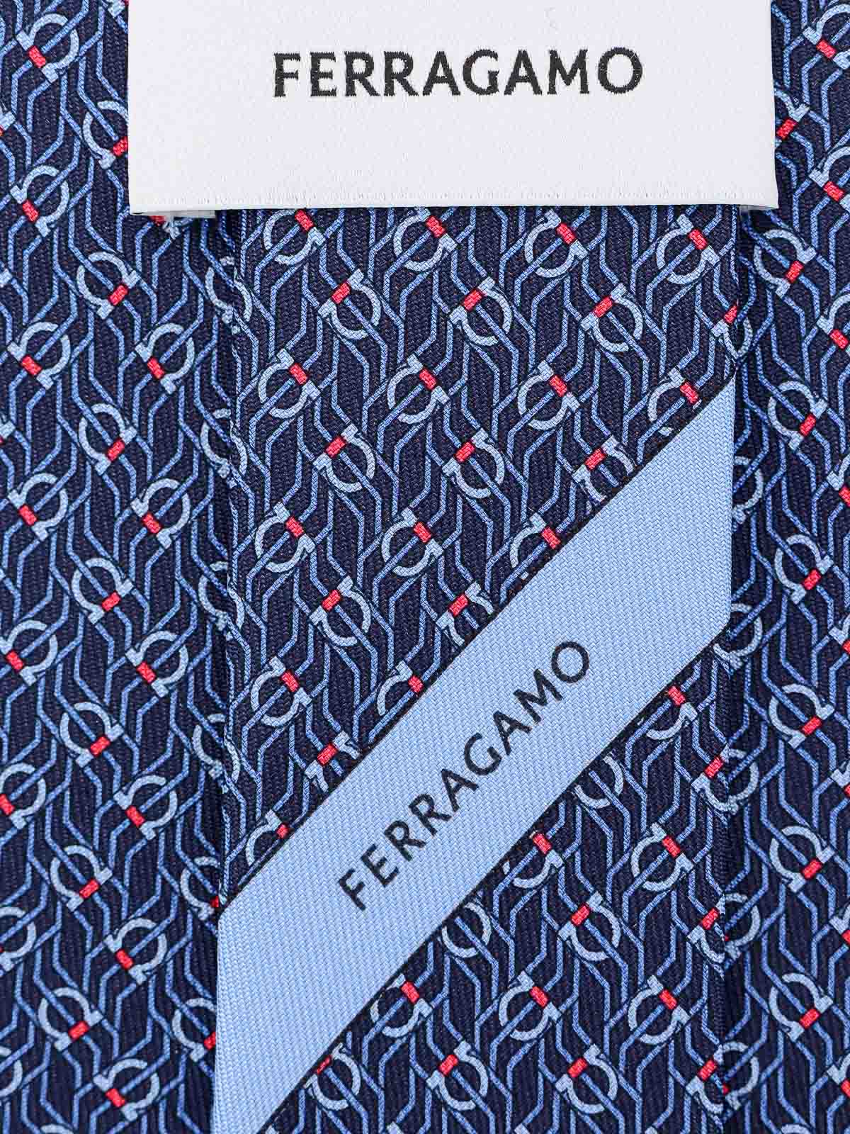Shop Ferragamo Corbata - Azul In Blue