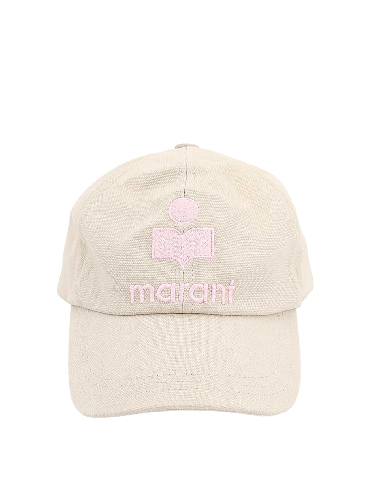 Isabel Marant Cotton Hat In Beige