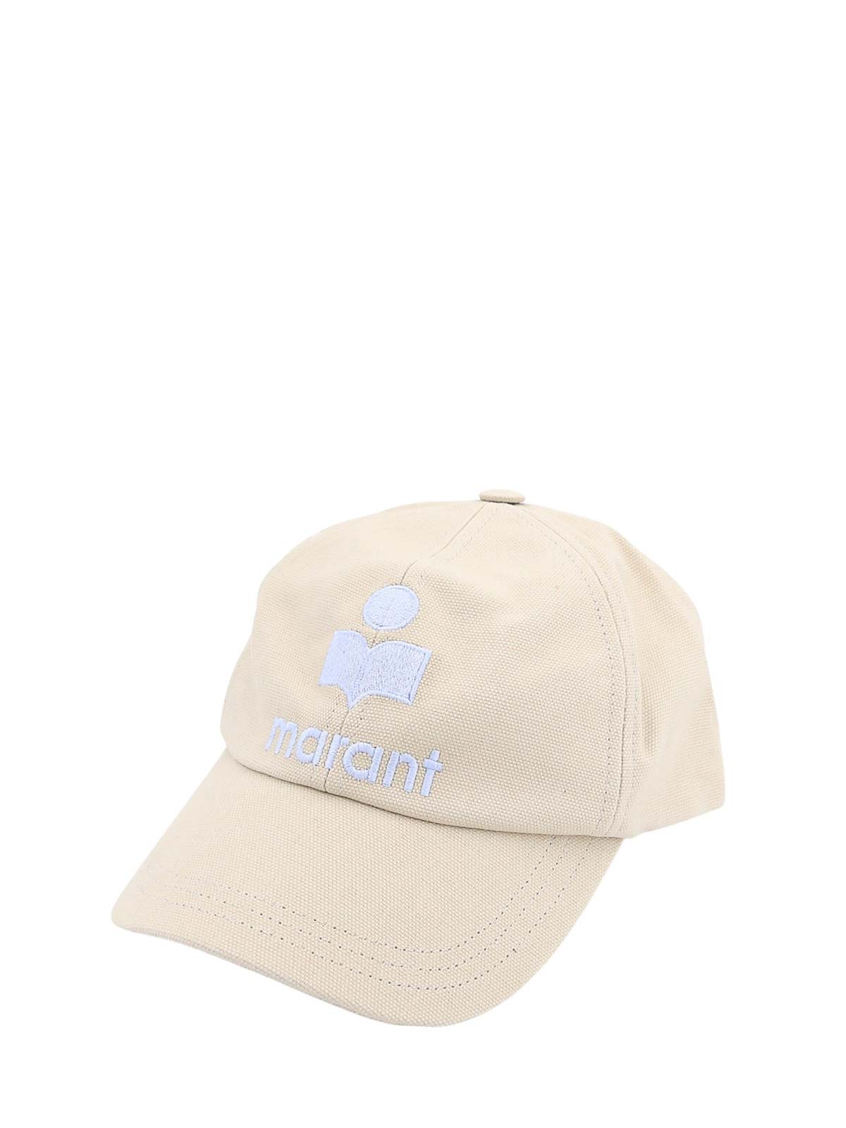 Shop Isabel Marant Cotton Hat In Beige