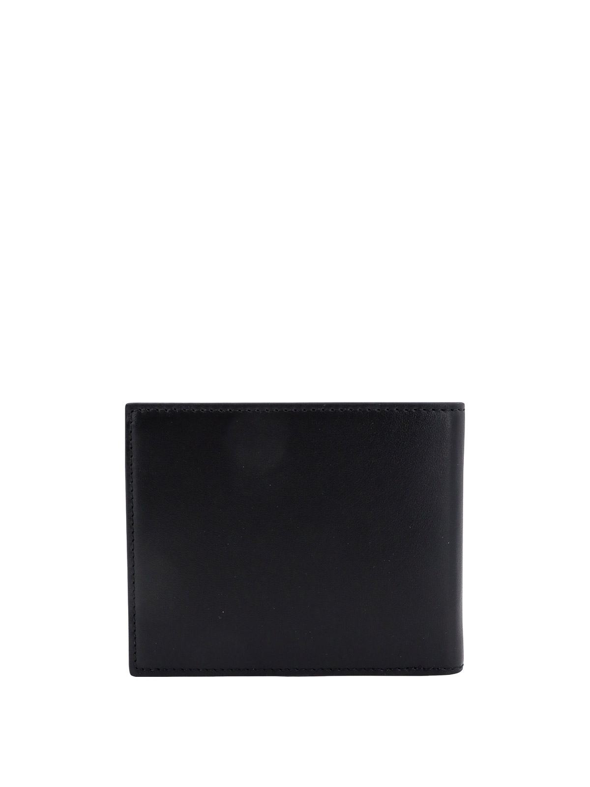 Shop Off-white Leather Wallet In Black